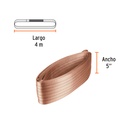 Eslinga de poliéster redonda sin fin, 6 T x 4 m, Truper ESLI-604R