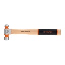 Martillo pulido de bola 8 oz mango hickory, TRUPER Grip MB-8