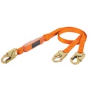 Línea de vida con absorbedor de impacto, doble brazo, ANSI CAB-5433-18-A