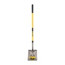 Pala cuadrada Tru Pro, mango largo de fibra de vidrio 48' PCL-F