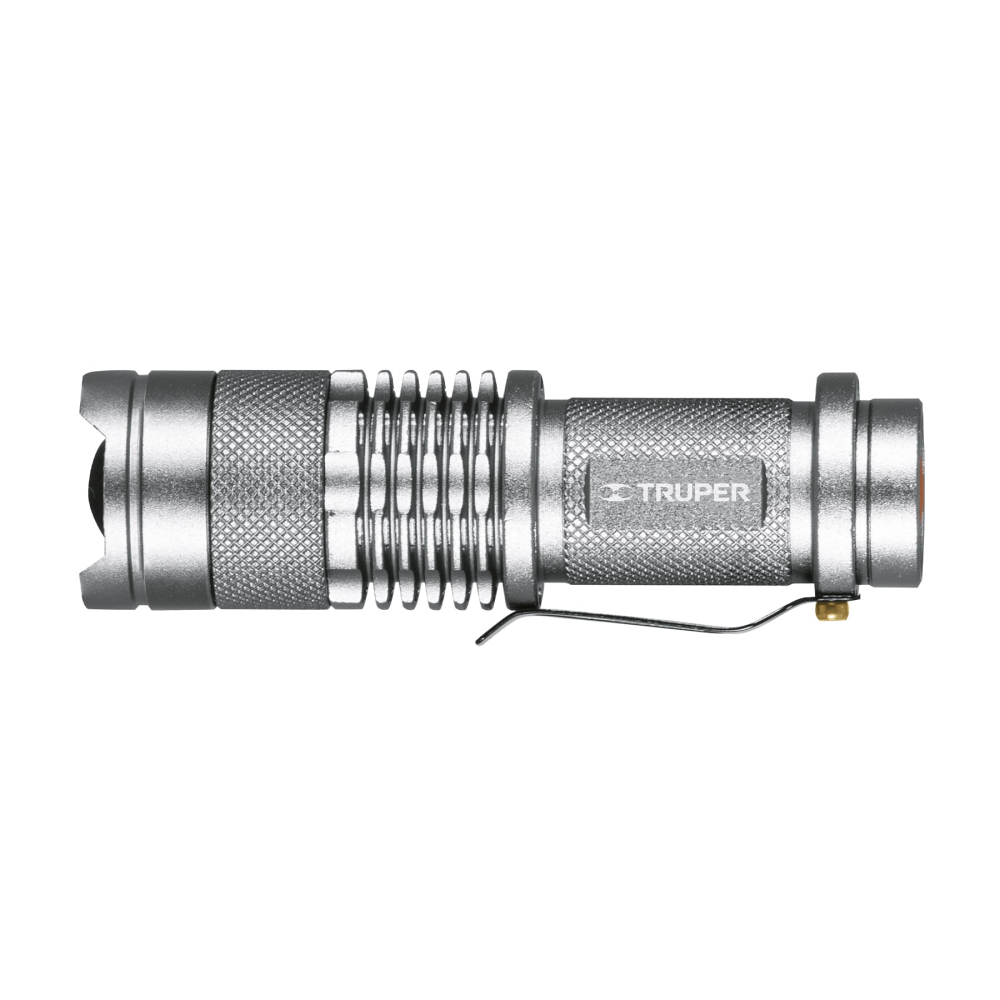 Linterna de aluminio 1 LED de 40 lm con 1 pila AA, TRUPER LINA-1AA