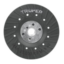 Respaldo para discos de lija 4-1/2', eje 5/8, TRUPER RES-DILI-4-1/2P