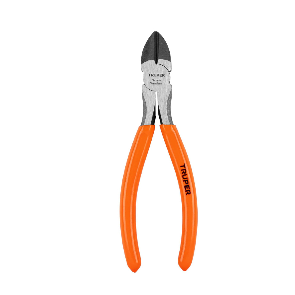 Pinza de corte diagonal 6' mango de PVC, TRUPER T202-6