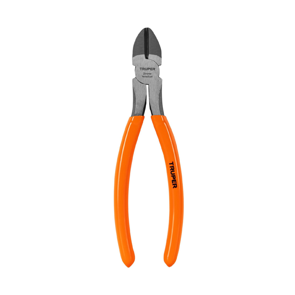 Pinza de corte diagonal 7' mango de PVC, TRUPER T202-7