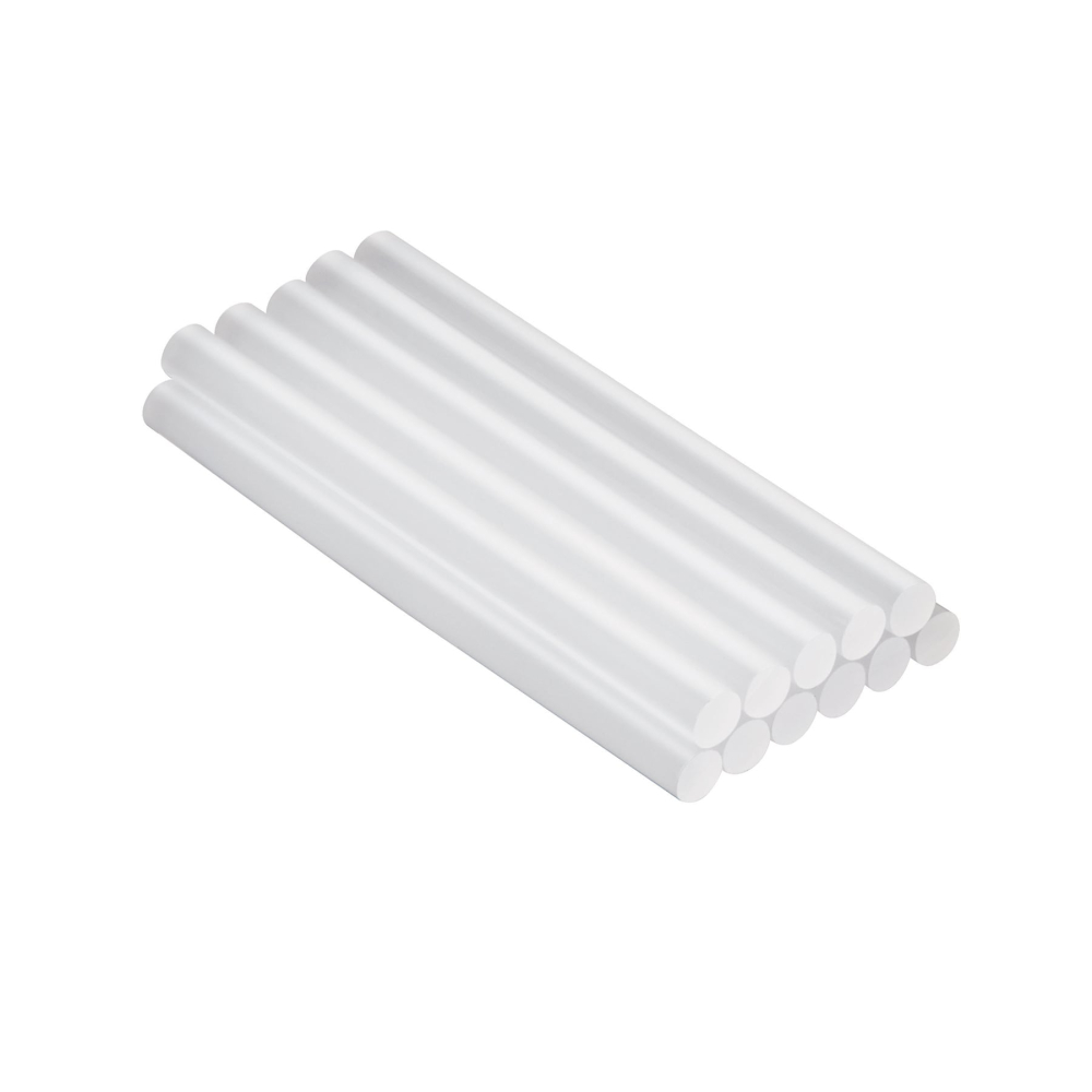 Blíster con 12 barras de silicón de repuesto para PIPE-5/16 REP-PIPE-5/16