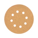 Paquete con 5 discos de lija 5' grano 40, 8 perforaciones DIRO-54