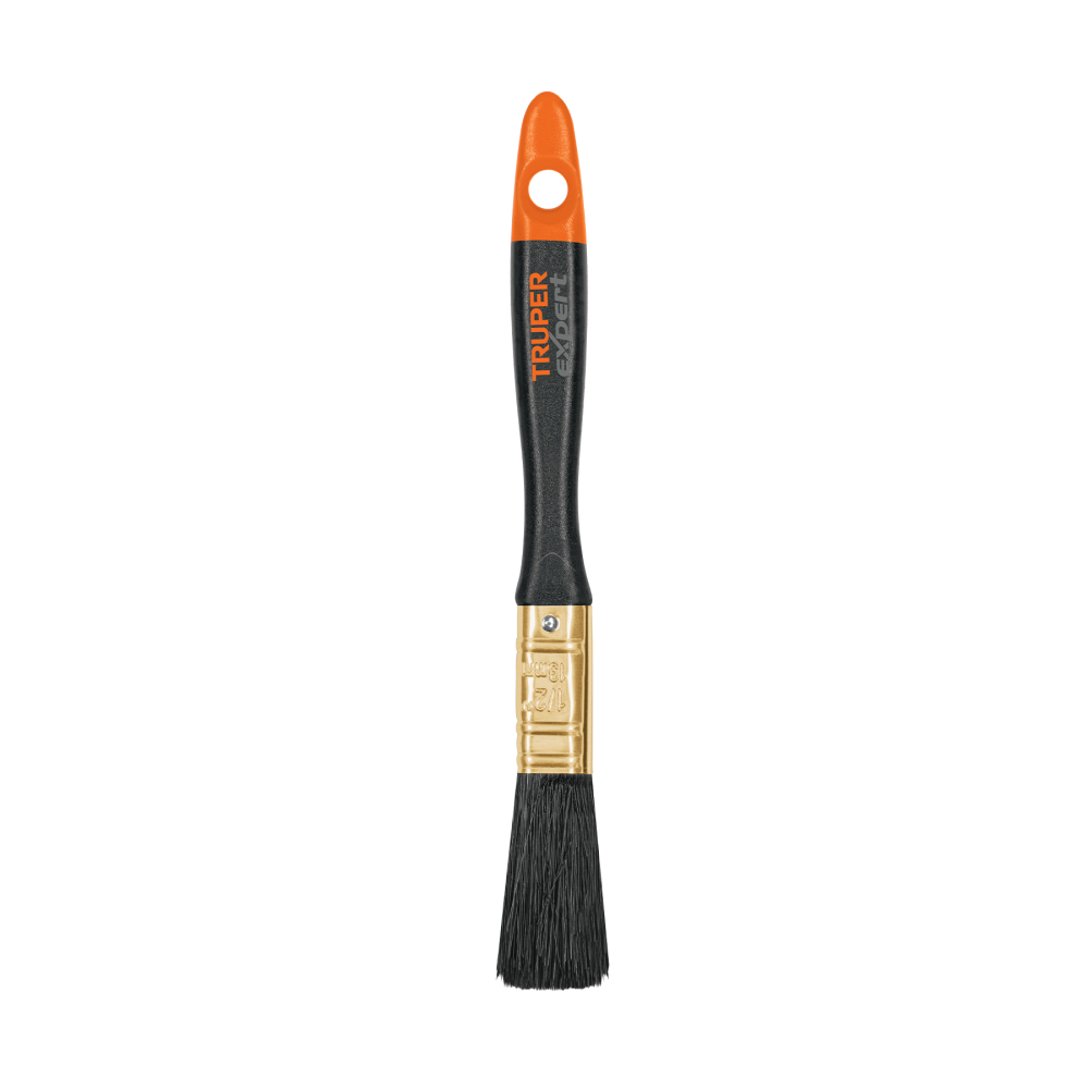 Brocha profesional de 1/2' mango de plástico, TRUPER EXPERT BRT-1/2X