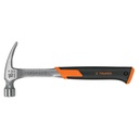 Martillo forjado 16 oz uña recta, mango con neopreno, EXPERT MXR-16