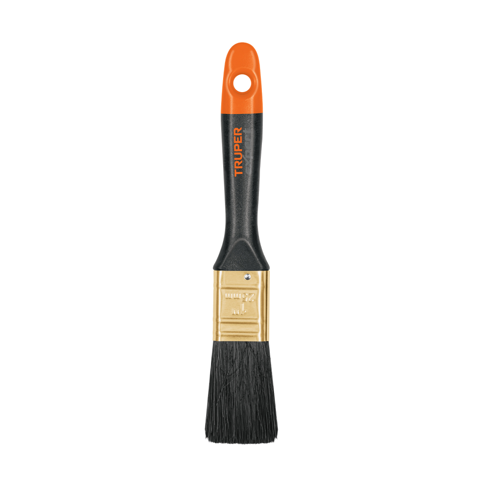 Brocha profesional de 1' mango de plástico, TRUPER EXPERT BRT-1X