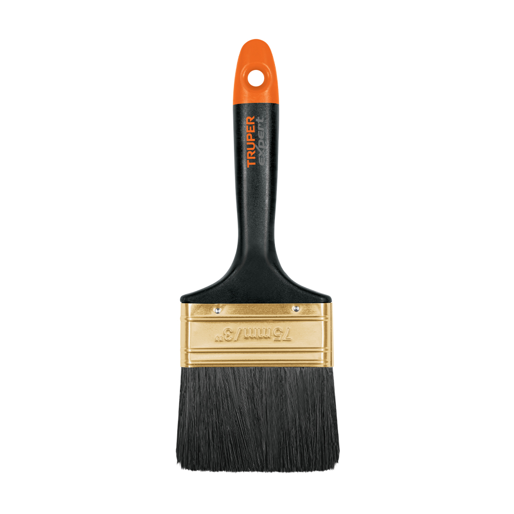 Brocha profesional de 3' mango de plástico, TRUPER EXPERT BRT-3X