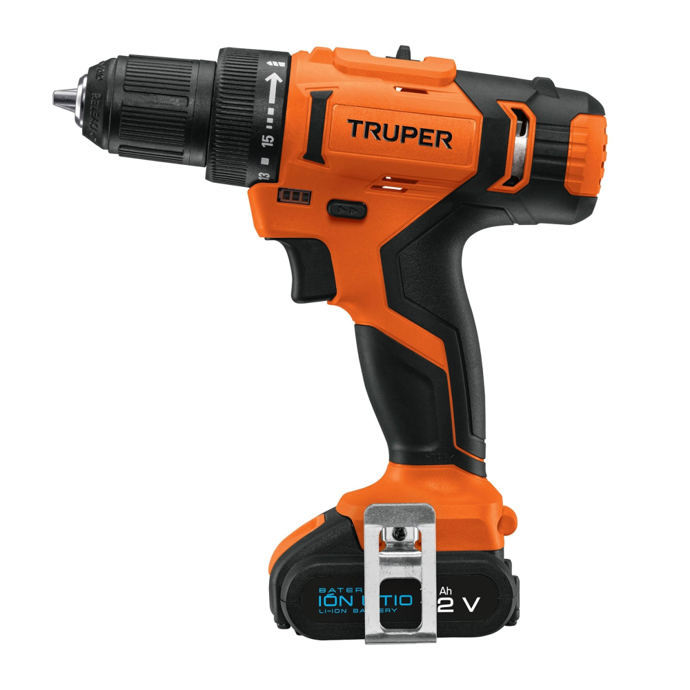 Taladro/destornillador 3/8', 12V, 1 batería 2Ah, PRO TALI-12A2