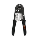 Pinza 8' ponchadora para cables RJ-45, 8 contactos, TRUPER PRJ-45