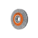 Carda alambre ondulado 6' x 13/16' para esmeril, Truper CA-105