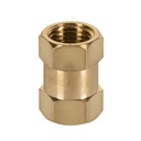Cople de latón, hembra-hembra, cuerda 1/4' NPT, TRUPER COPLE