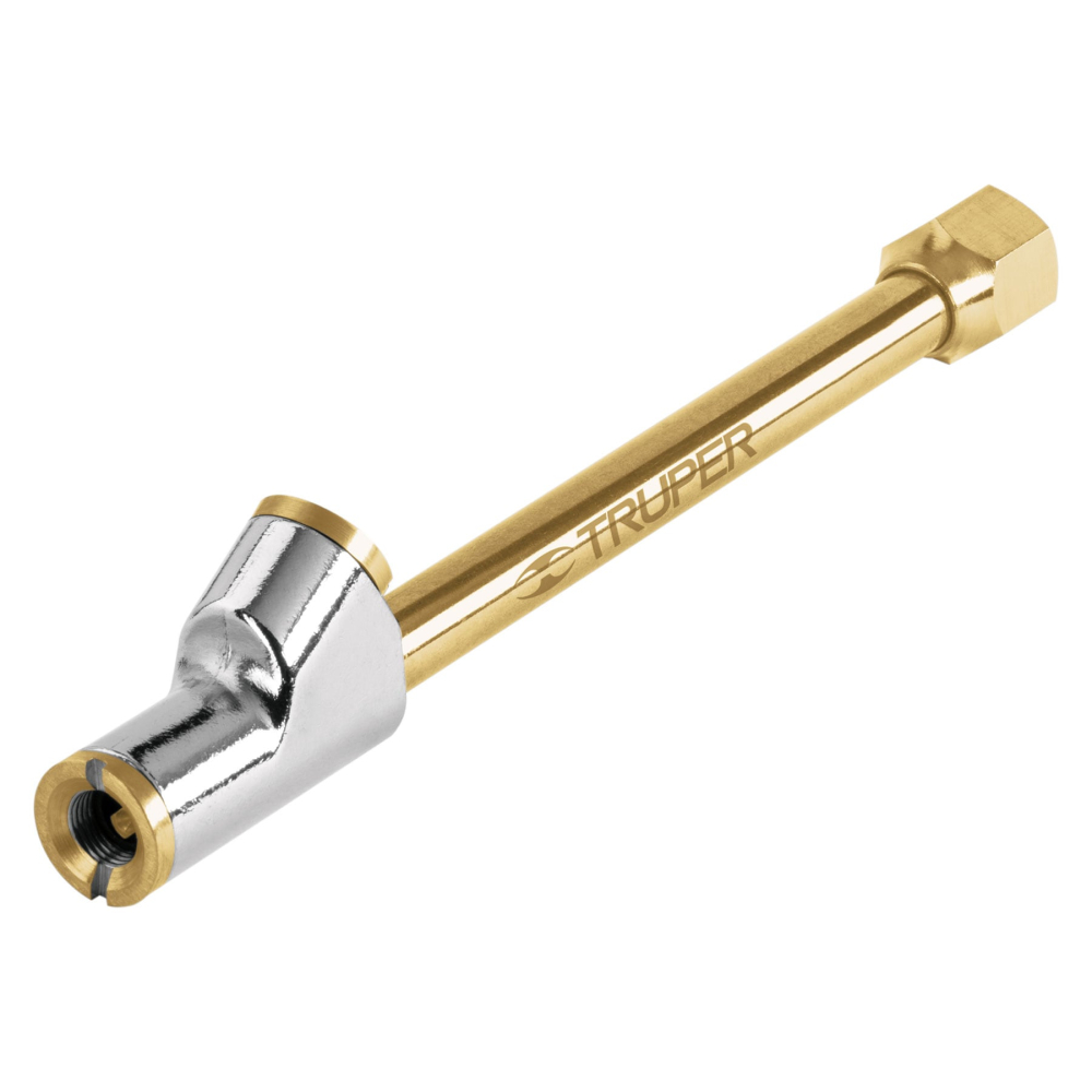 Inflador de cabeza doble, cuerda 1/4' NPT, TRUPER VAL-INF-1/4