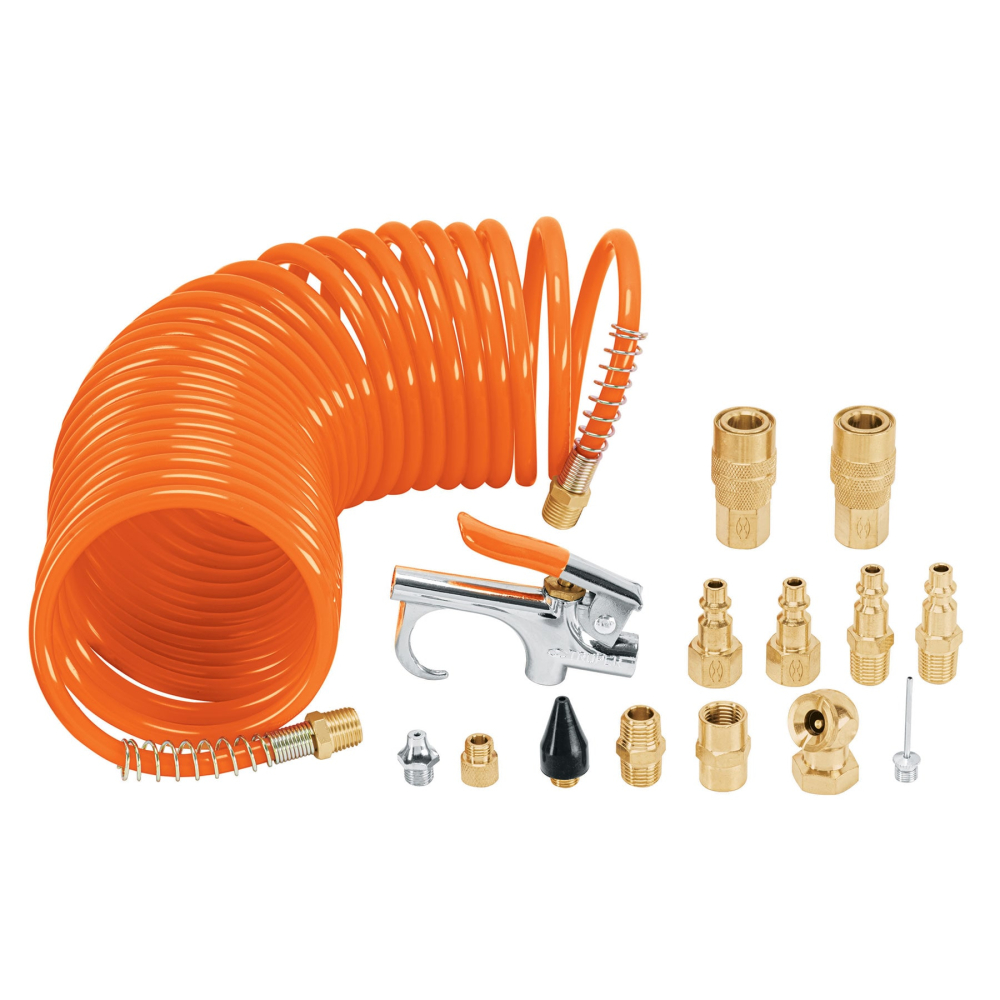 Juego de 15 accesorios neumáticos, cuerda 1/4' NPT, TRUPER JAN-15