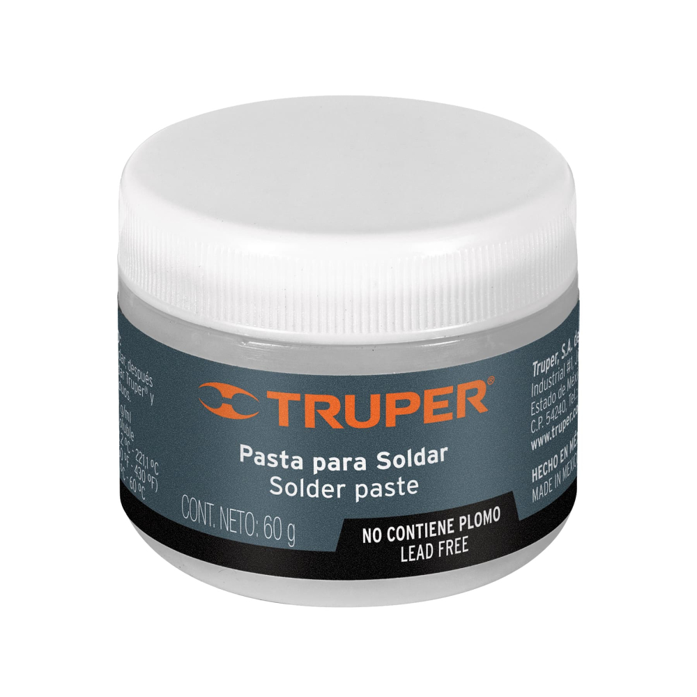 Pasta para soldar, 60 g, TRUPER PASO-60