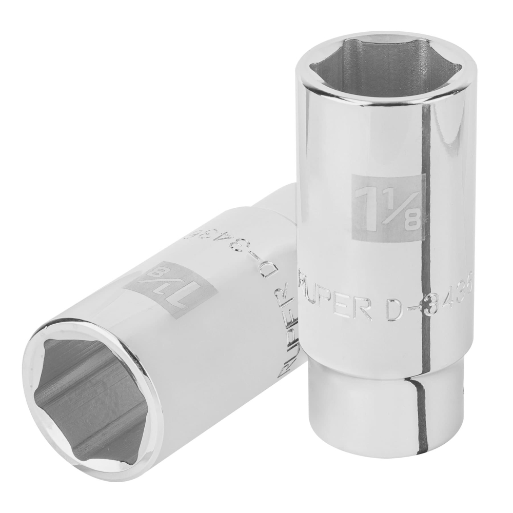 Dado largo de 1-1/8', 6 puntas, cuadro 3/4', TRUPER D-3436-HL