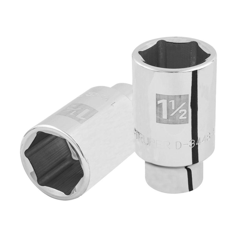 Dado largo de 1-1/2', 6 puntas, cuadro 3/4', TRUPER D-3448-HL