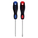 Dúo de desarmadores 3/16' x 4' mango Comfort Grip, Pretul DUO-3/16X4BP