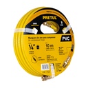 Manguera para compresor, de PVC, 10m x 1/4', PRETUL MAN-PI-10-1/4P