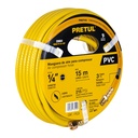 Manguera para compresor, de PVC, 15m x 1/4', PRETUL MAN-PI-15-1/4P