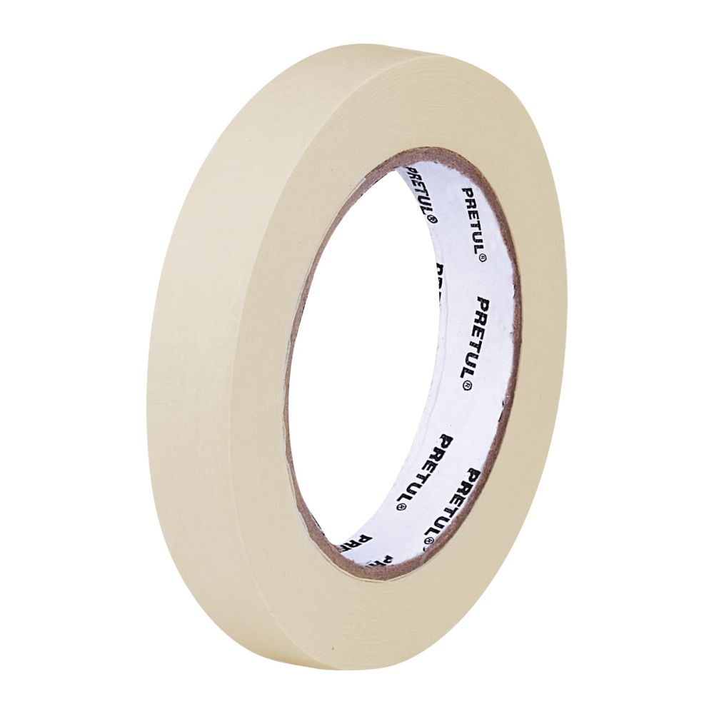 Cinta masking tape de 3/4' x 50 m, Pretul MSK-3/4P