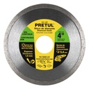 Disco de diamante de 4' x 1.8 mm, rin continuo, PRETUL DID-140P