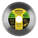 Disco de diamante de 4-1/2' x 1.8 mm, rin continuo, PRETUL DID-145P