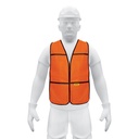 Chaleco de seguridad, uso de día, naranja, PRETUL CHS-100N