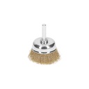 Carda de copa 1-3/4' alambre grueso para taladro, Truper CO-2