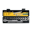 Juego de 16 herramientas 1/2' mm para mecánico, PRETUL JD-1/2X17MM-P