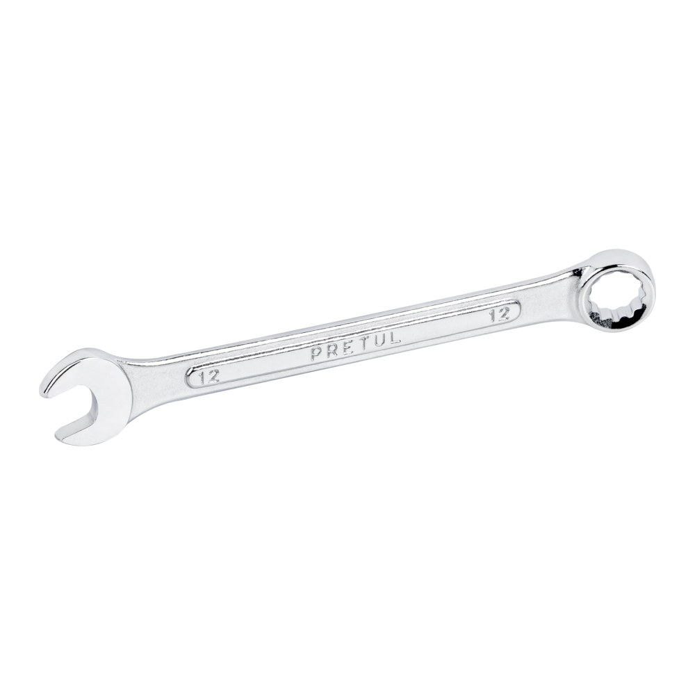 Llave combinada 12 mm x 160 mm de largo, PRETUL LL-2012MP