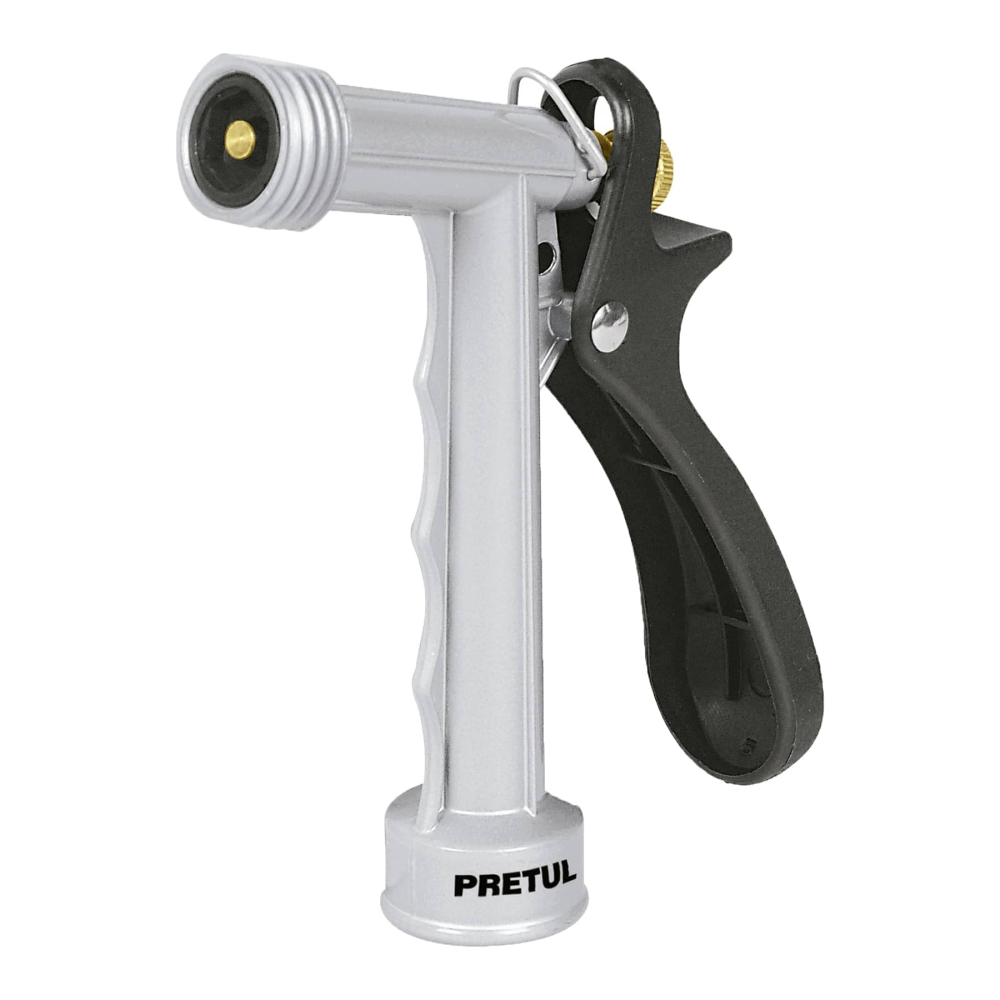 Pistola metálica para riego de 5', 2 funciones, PRETUL PIM-5