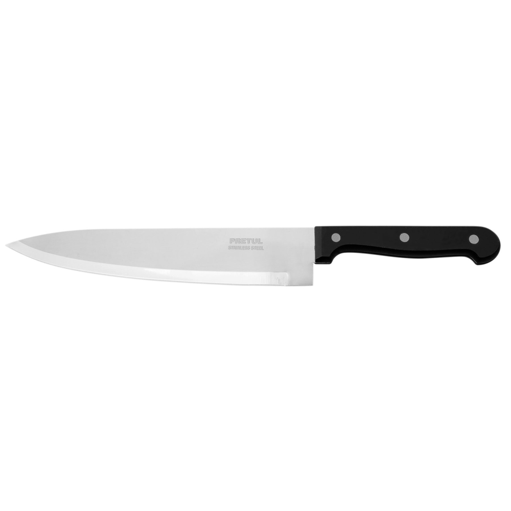 Cuchillo de chef 8' mango de polipropileno, Pretul CUCH-P81