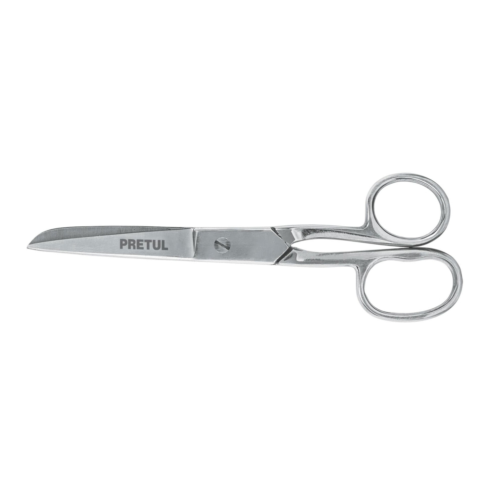 Tijera 6' para costura, ojo grande, acero inoxidable, PRETUL TP-8341-6