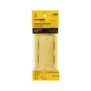 Bolsa 2 bisagras cuadradas 3-1/2', latonado, plana BASIC BC-351PPB