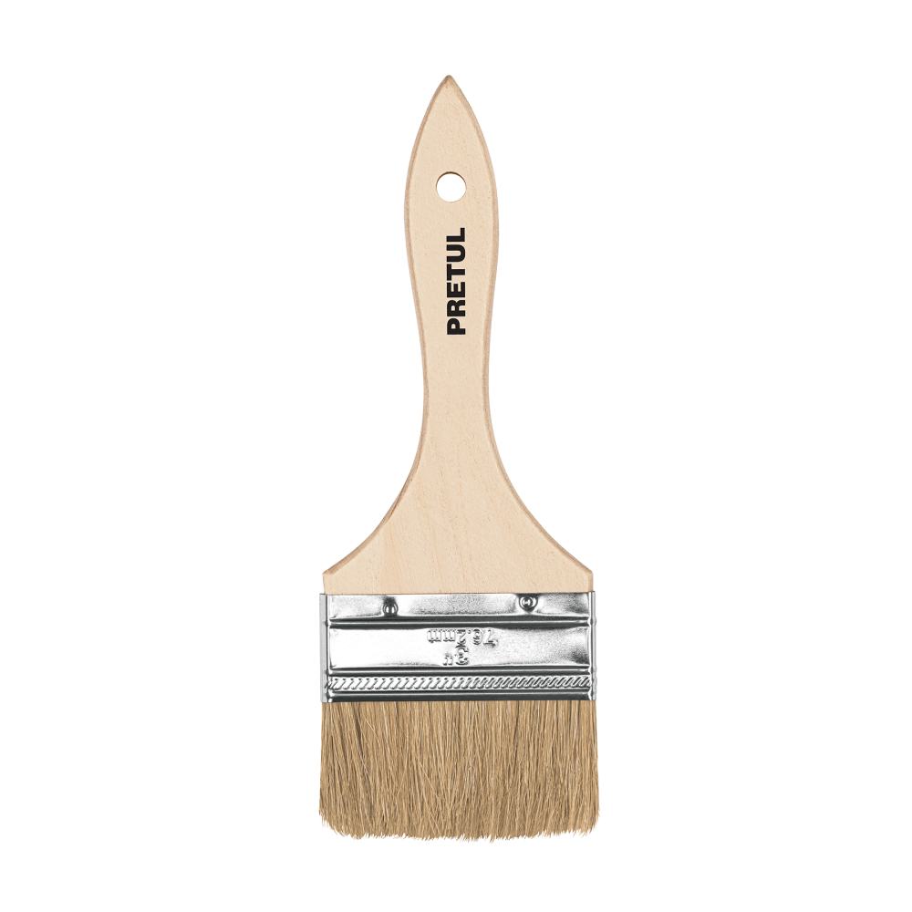 Brocha uso general de 3' con mango de madera, PRETUL BRE-3