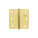 Bisagra cuadrada 2-1/2',latonado, cabeza plana, HERMEX BASIC BC-251PP