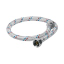 Manguera lavabo/fregadero, aluminio, 1/2'x1/2',55 cm, BASIC FFR-55P