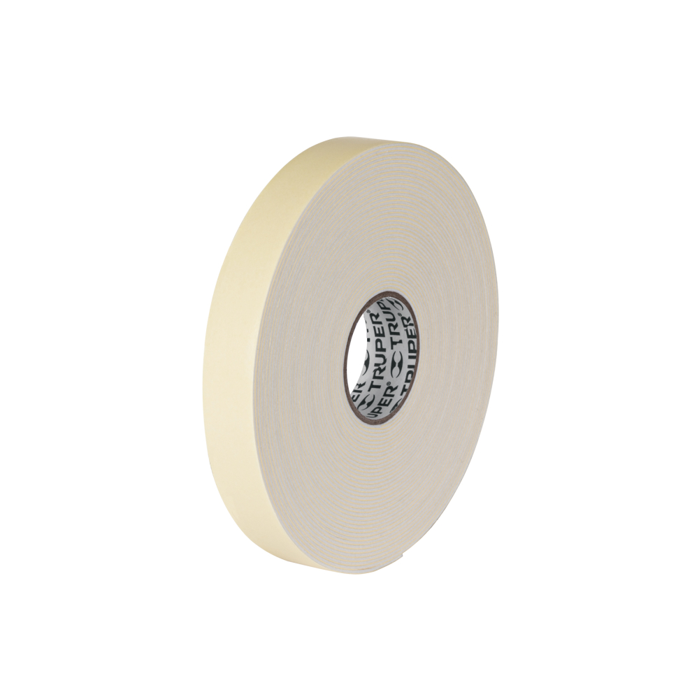 Cinta doble cara de 19 mm x 10 m, TRUPER CDC-19100