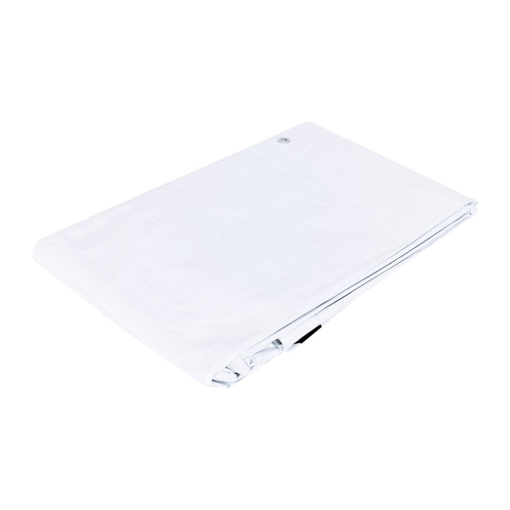 Lona de polietileno 6 x 6 m, blanca, 110 g/m2, PRETUL LP-66B