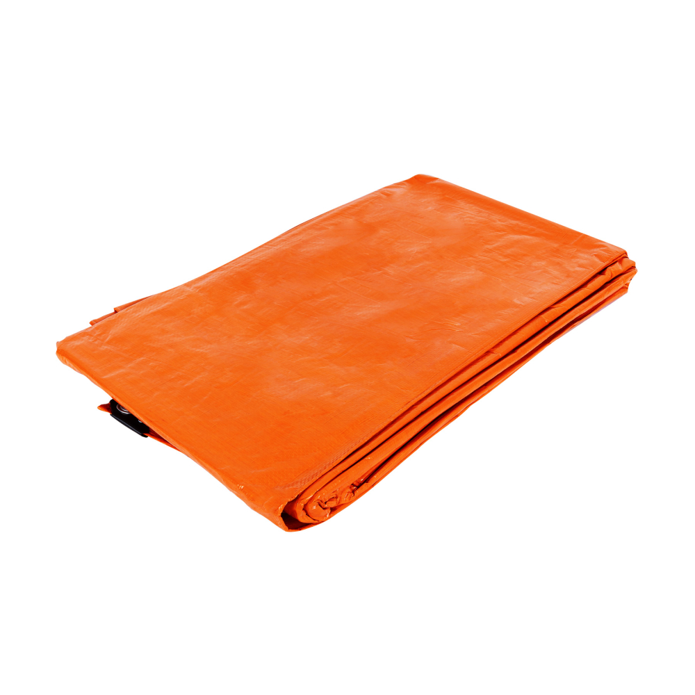 Lona de polietileno 6 x 6 m, naranja, 110 g/m2, PRETUL LP-66N
