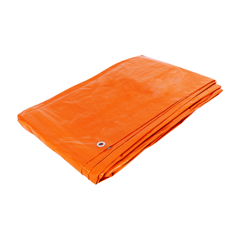 Lona de polietileno 5 x 5 m, naranja, 110 g/m2, PRETUL LP-55N