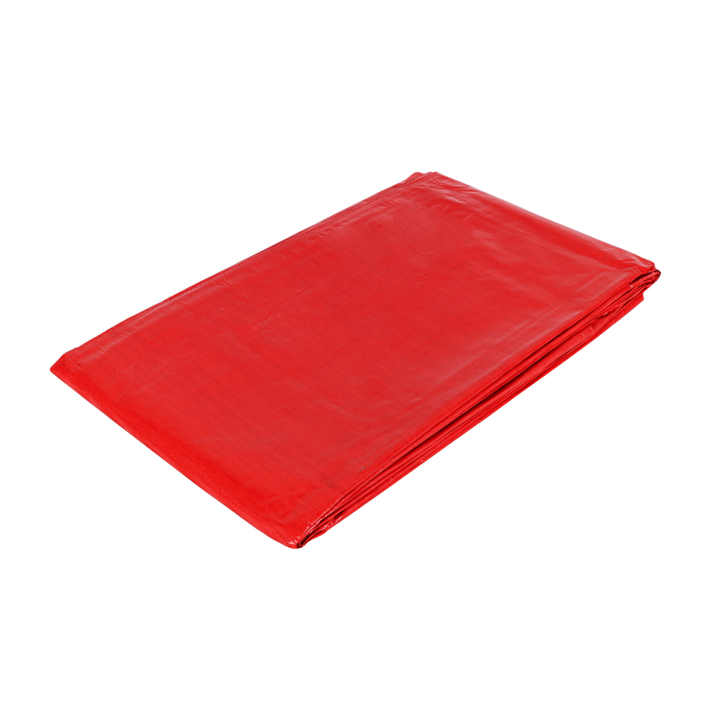 Lona de polietileno 4 x 4 m, roja, 110 g/m2, PRETUL LP-44R