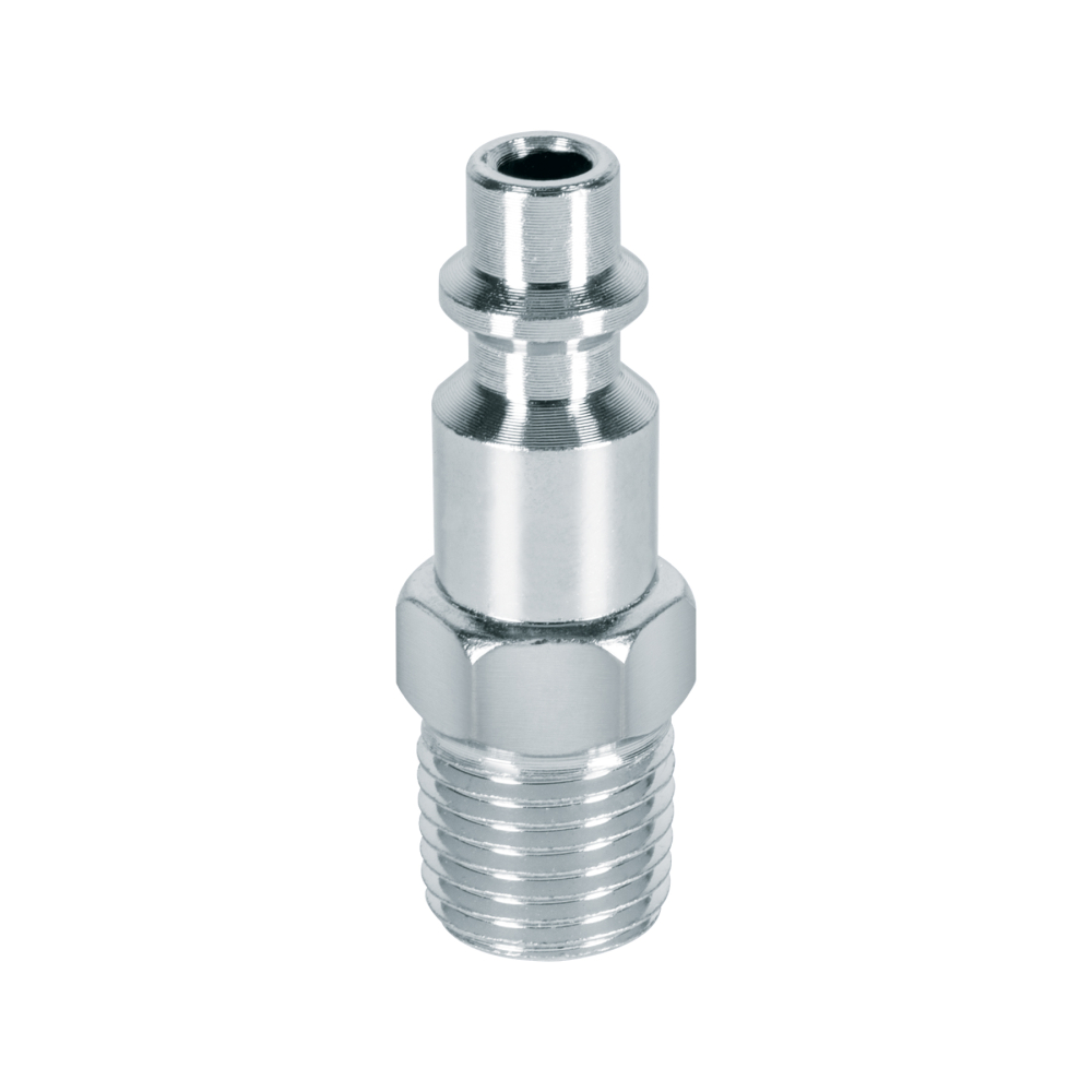 Conector rápido de acero, macho, cuerda 1/4' NPT, PRETUL CORAL-MA-1/4P