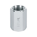 Cople de acero, hembra-hembra, cuerda 1/4' NPT, PRETUL COPLE-P