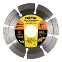 Disco de diamante de 4' x 1.2 mm rin segmentado, PRETUL DID-340P