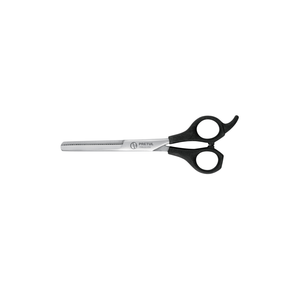 Tijera 6-1/2' estilista,degrafilado,acero inoxidable, PRETUL TP-8520-6-1/2