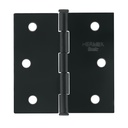 Bisagra cuadrada 2-1/2', negro mate, cabeza plana, BASIC BC-256PP